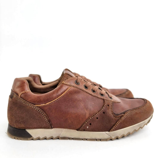 J. Koda Island Leather Running Sneakers - 10