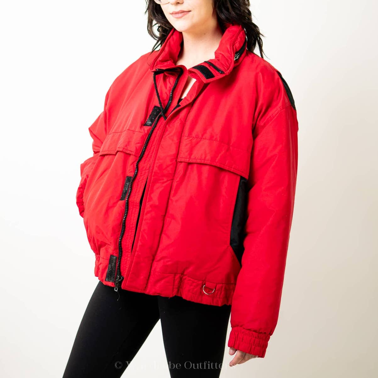 Vintage 90s Red Puffer Ski Jacket by [St. Moritz] - XL