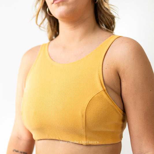 Free People Yellow Sports Bra