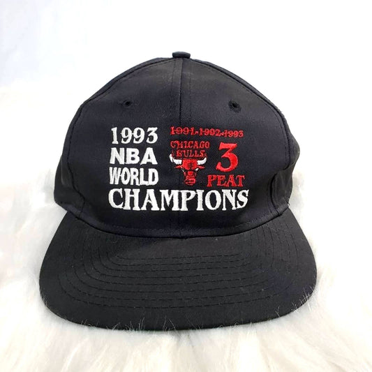 Chicago Bulls 1993 3-Peat 1993 finals hat! Rare