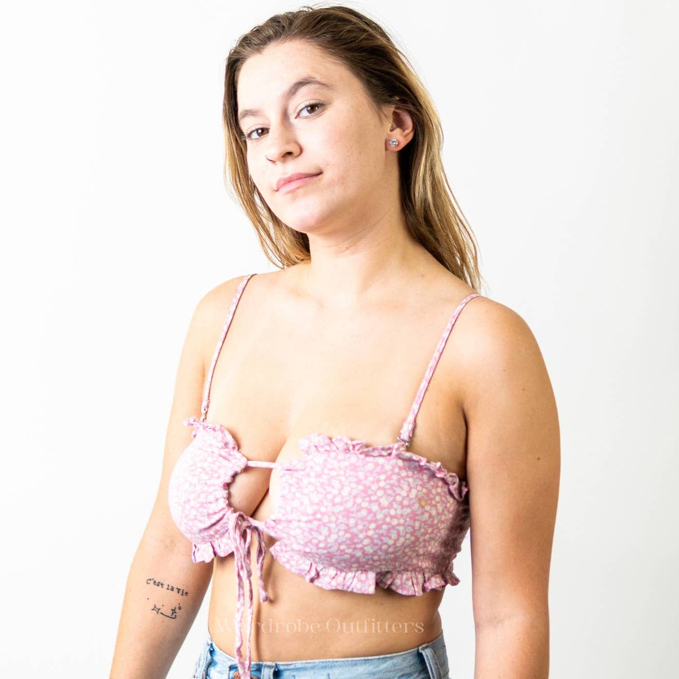 Intimately by Free People Pink Picnic Bralette - M