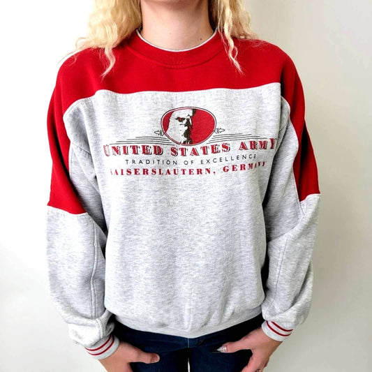 Vintage 90s U.S. Army Crewneck Sweatshirt - M