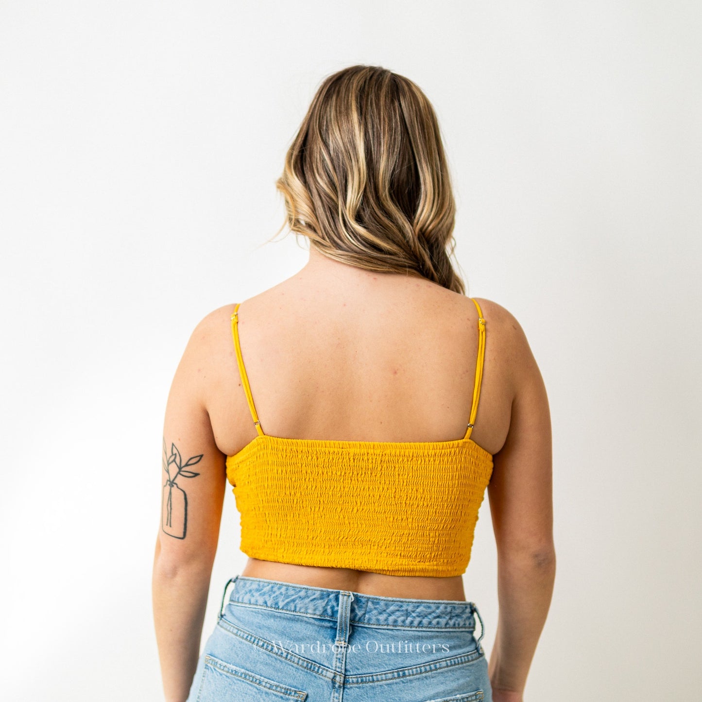 F21 X Low Cut Halter Cropped Tank Top