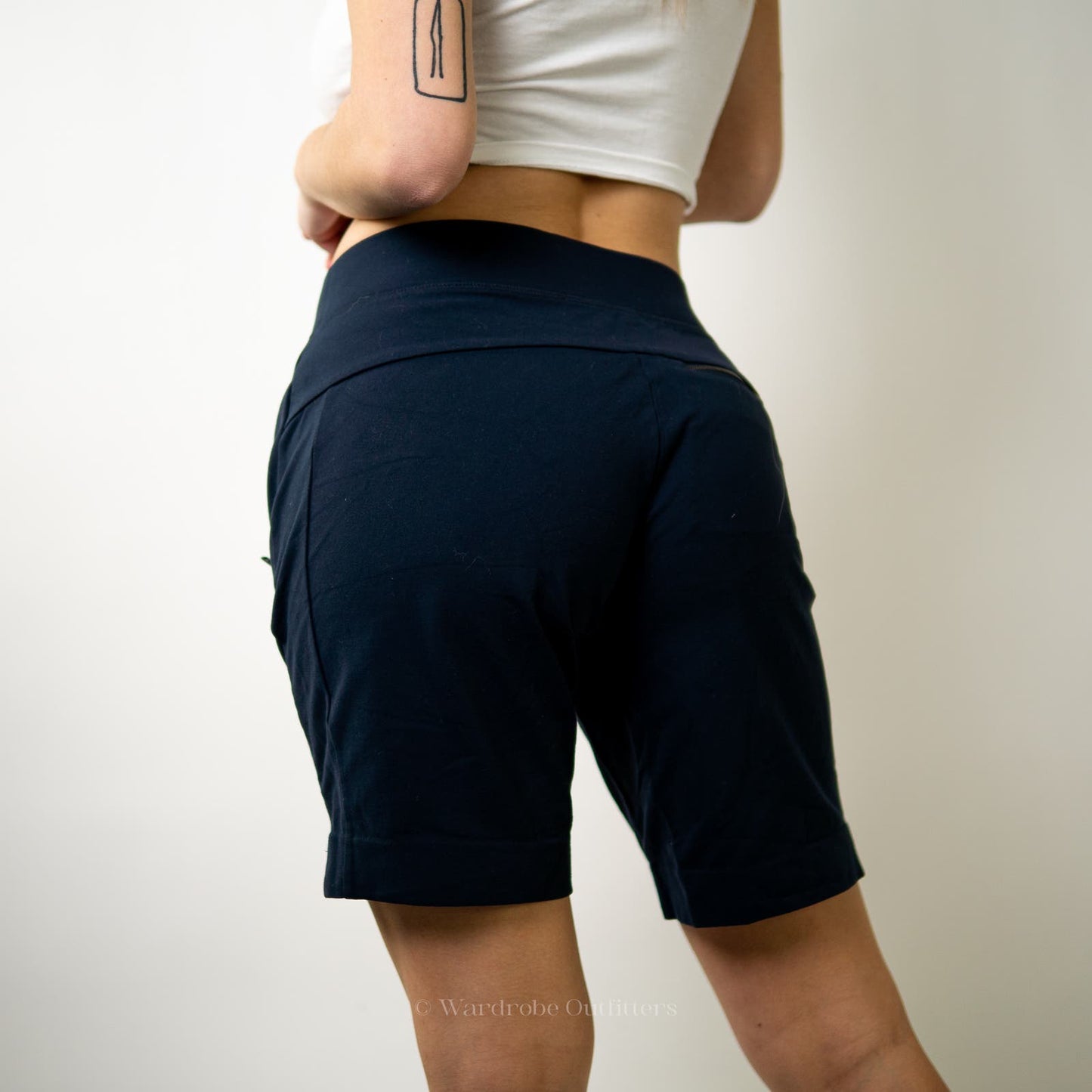 Athleta Navy Blue Bike Running Shorts