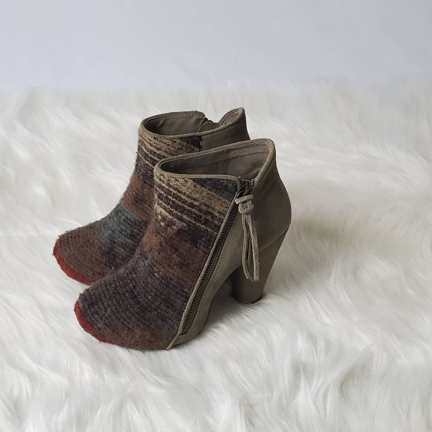 Vogue Picante Aztec Chunky Platform Boots - 6