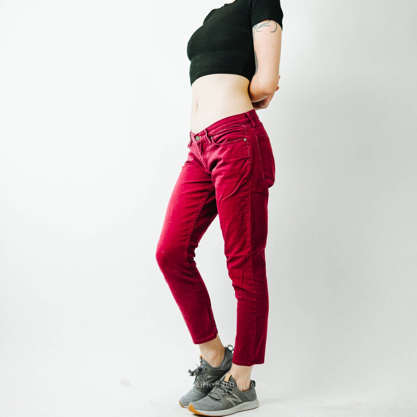 Red Roxy Denim Jeans