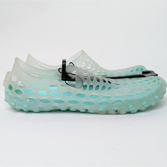NEW Athletic Works Mint Green Water Shoes Beachwear Casual Slip Ons - 9-10