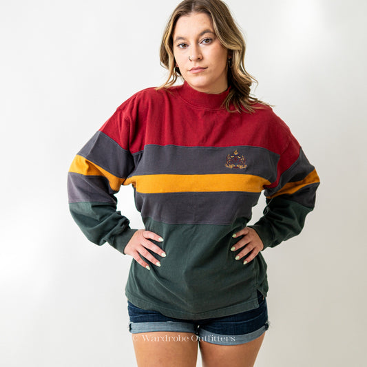 Vintage 90s Rugby Striped Sweatshirt