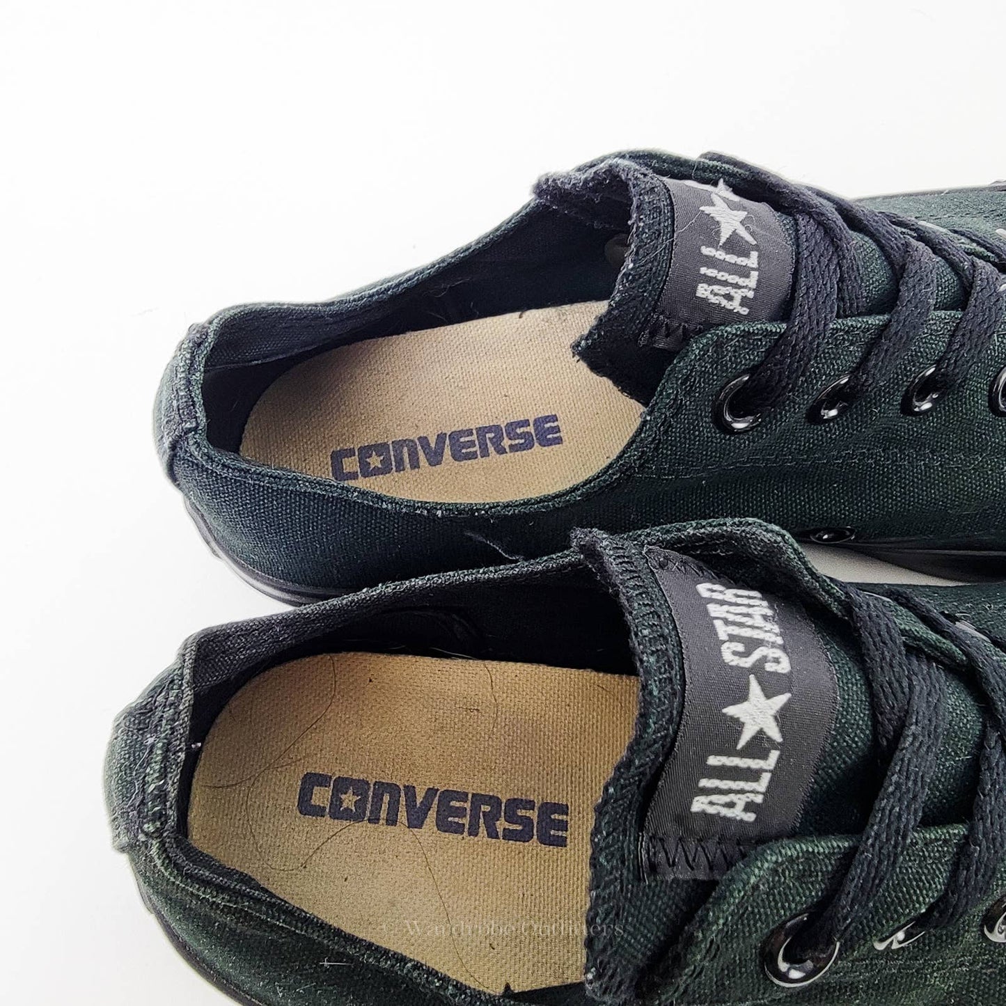 Converse Chuck Taylor All Star Lowtop All Black Monochrome - 8/10