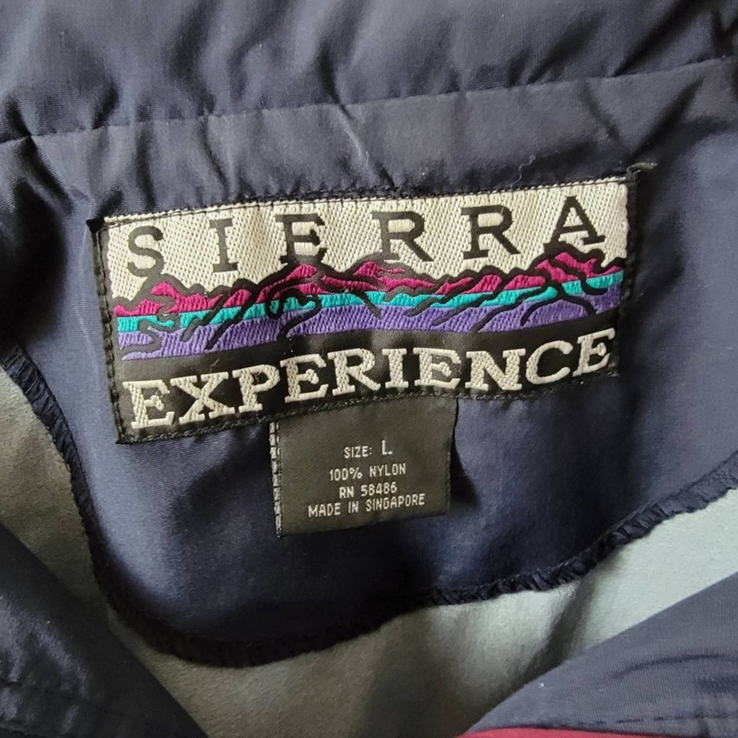 Vintage 90s Sierra Experience Rain Jacket - L