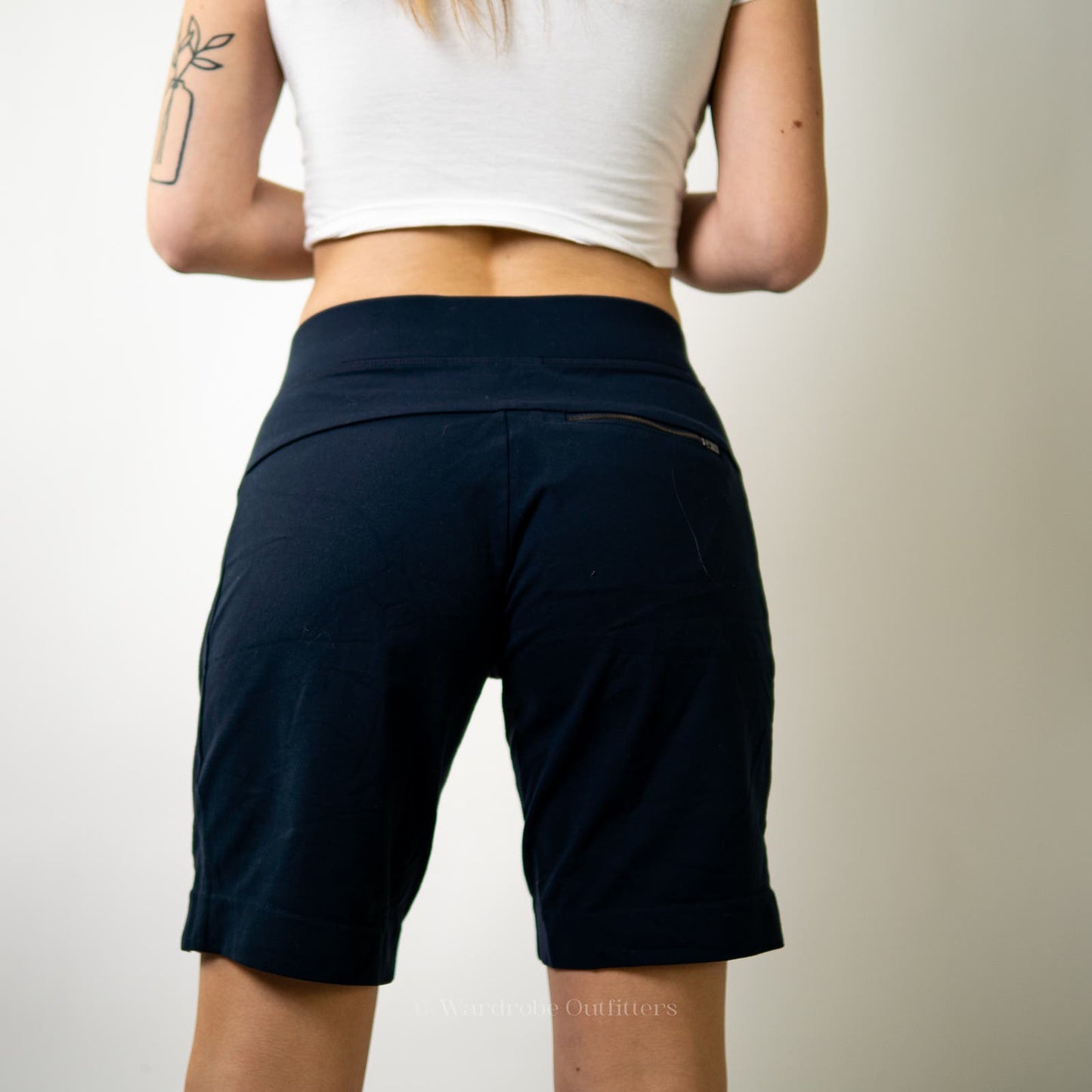 Athleta Navy Blue Bike Running Shorts