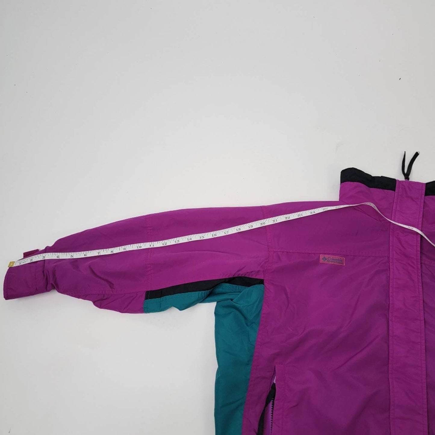 Vintage 90s Colorblock Columbia Nylon Ski Jacket - M