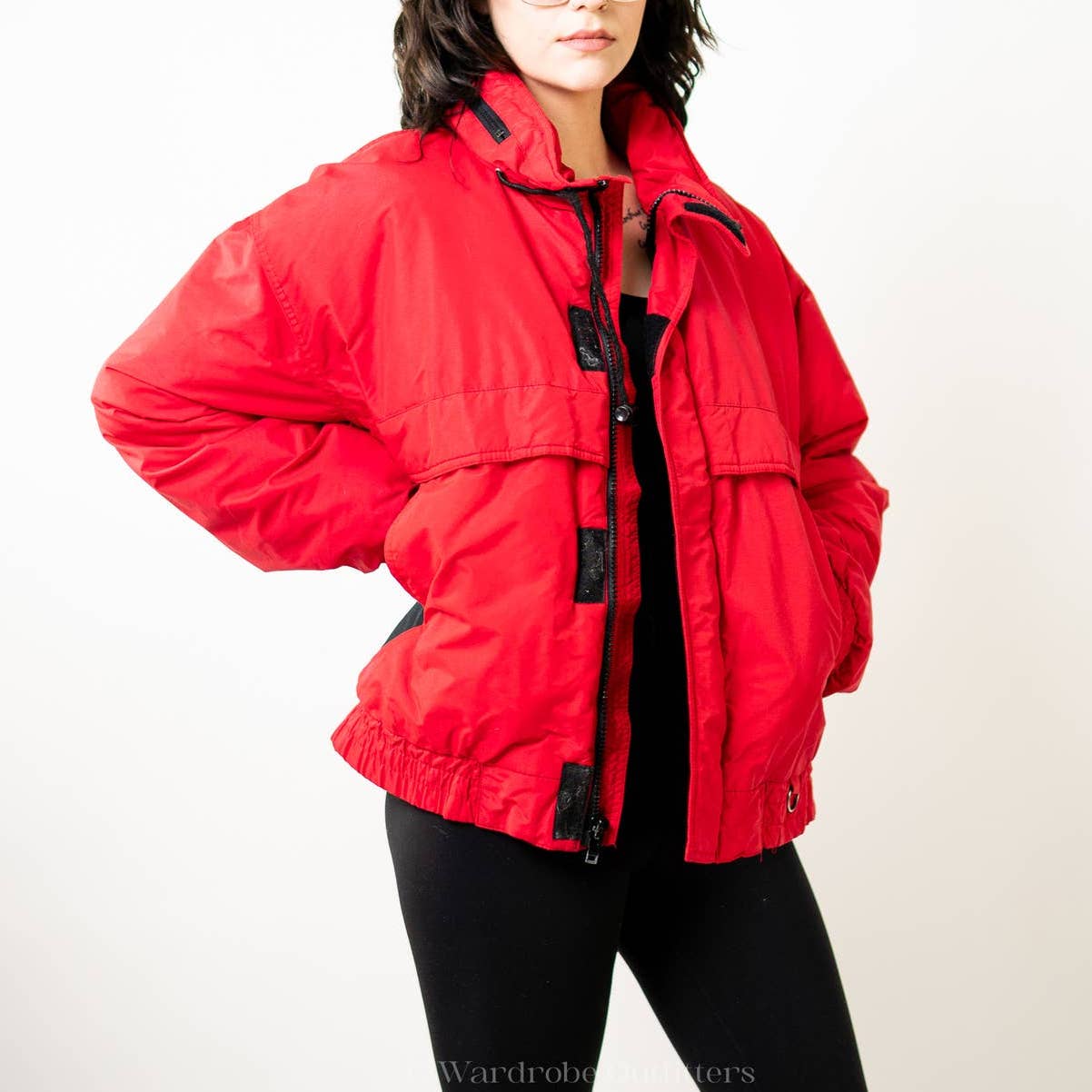 Vintage 90s Red Puffer Ski Jacket by [St. Moritz] - XL