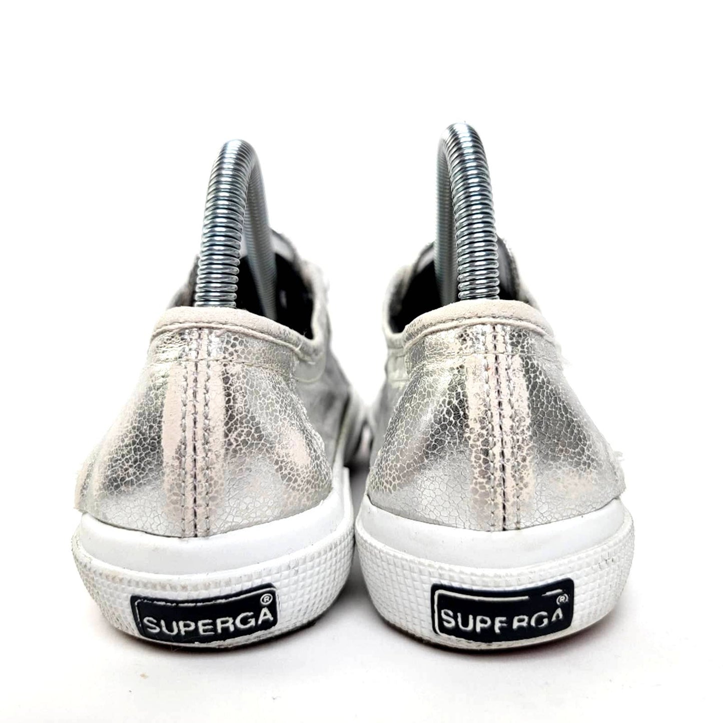 Superga Metallic Mesh Rave Platform Sneakers - 7