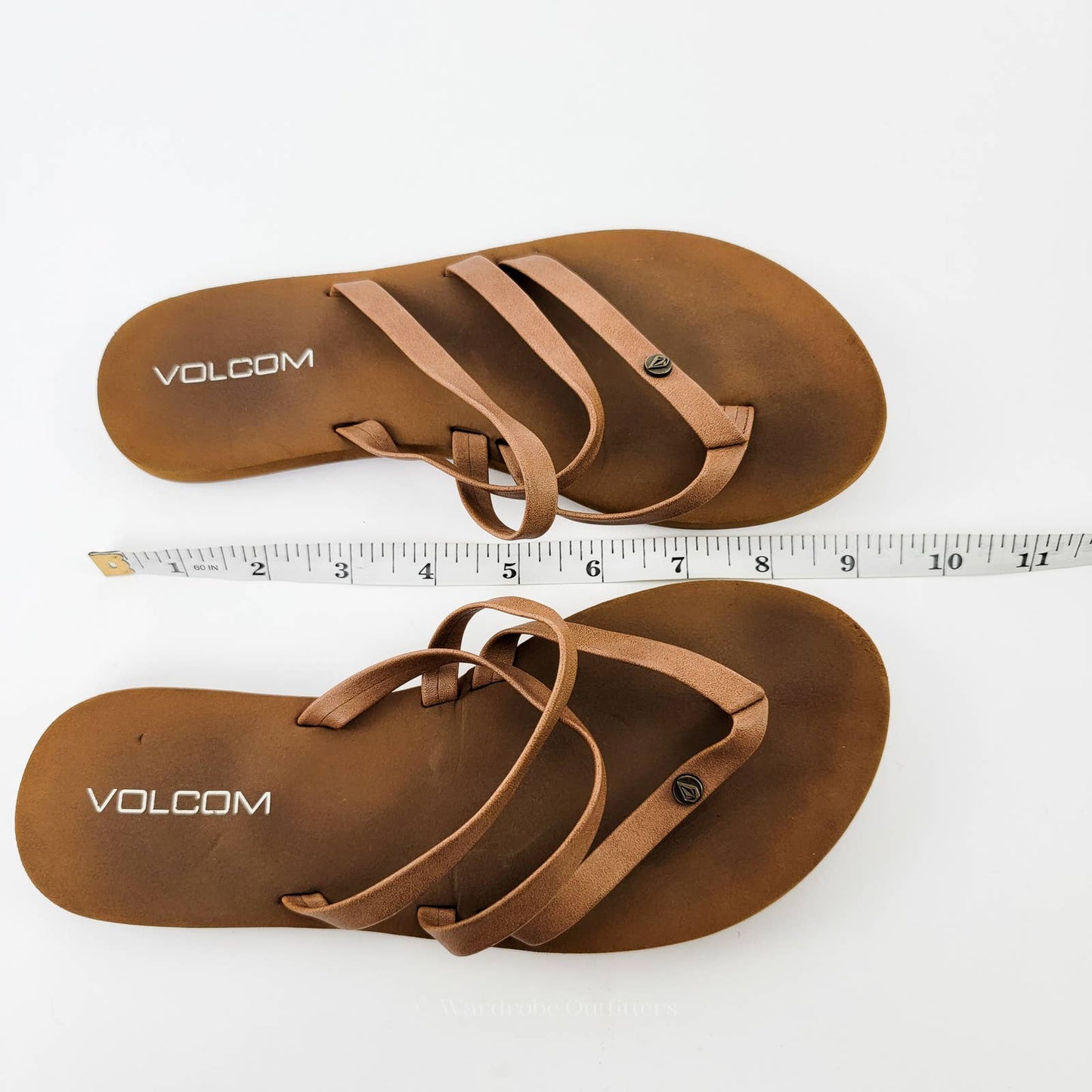Volcom New School II Natural Strappy Sandals - 7.5