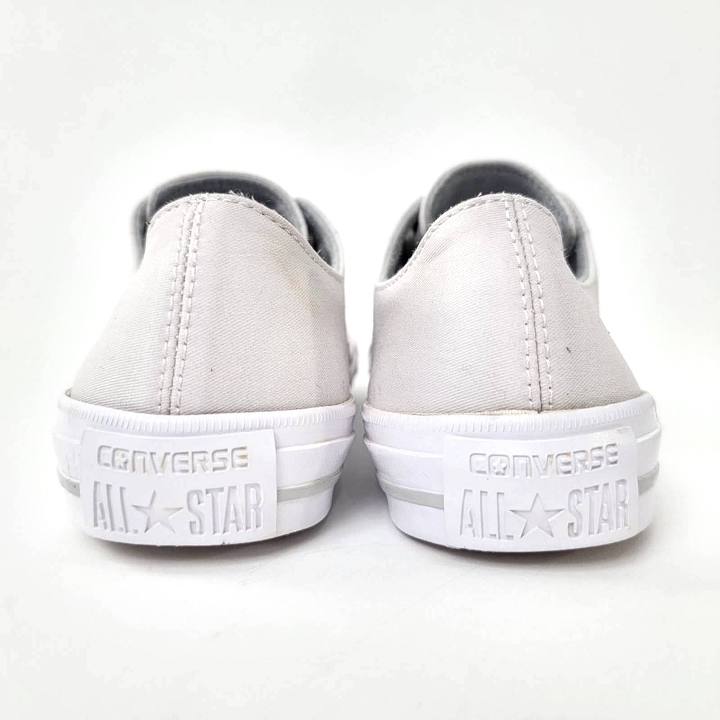 Converse Chuck Taylor All Star Gemma Low White Sneakers - 7.5