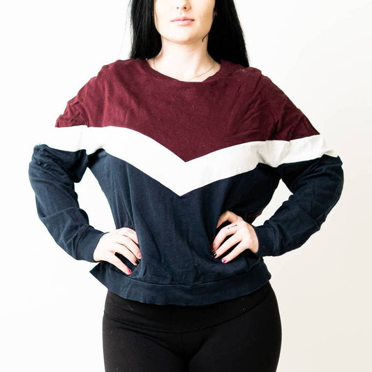 H&M Chevron Crewneck Sweatshirt