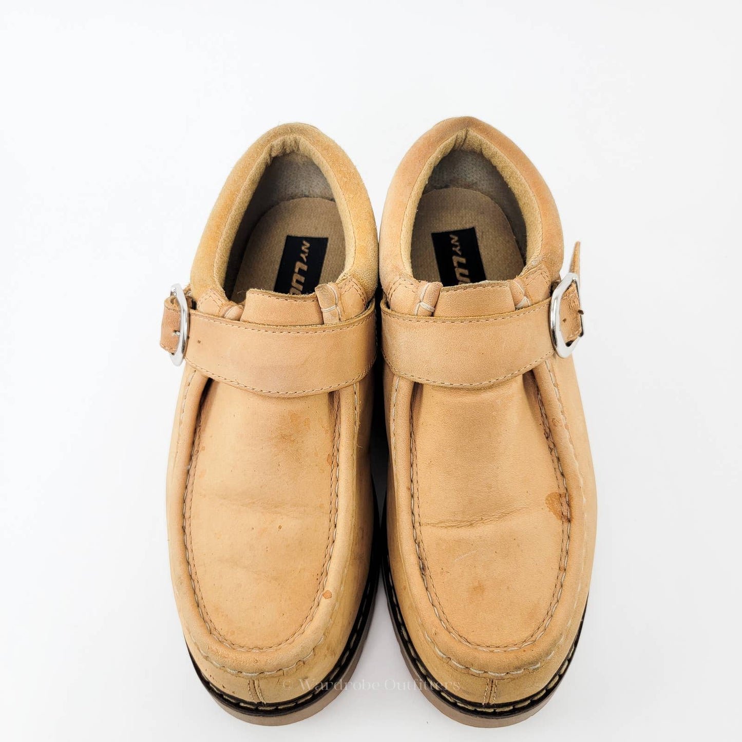 Vintage 90s LUGZ Moc Toe Ankle Wallabee Boots