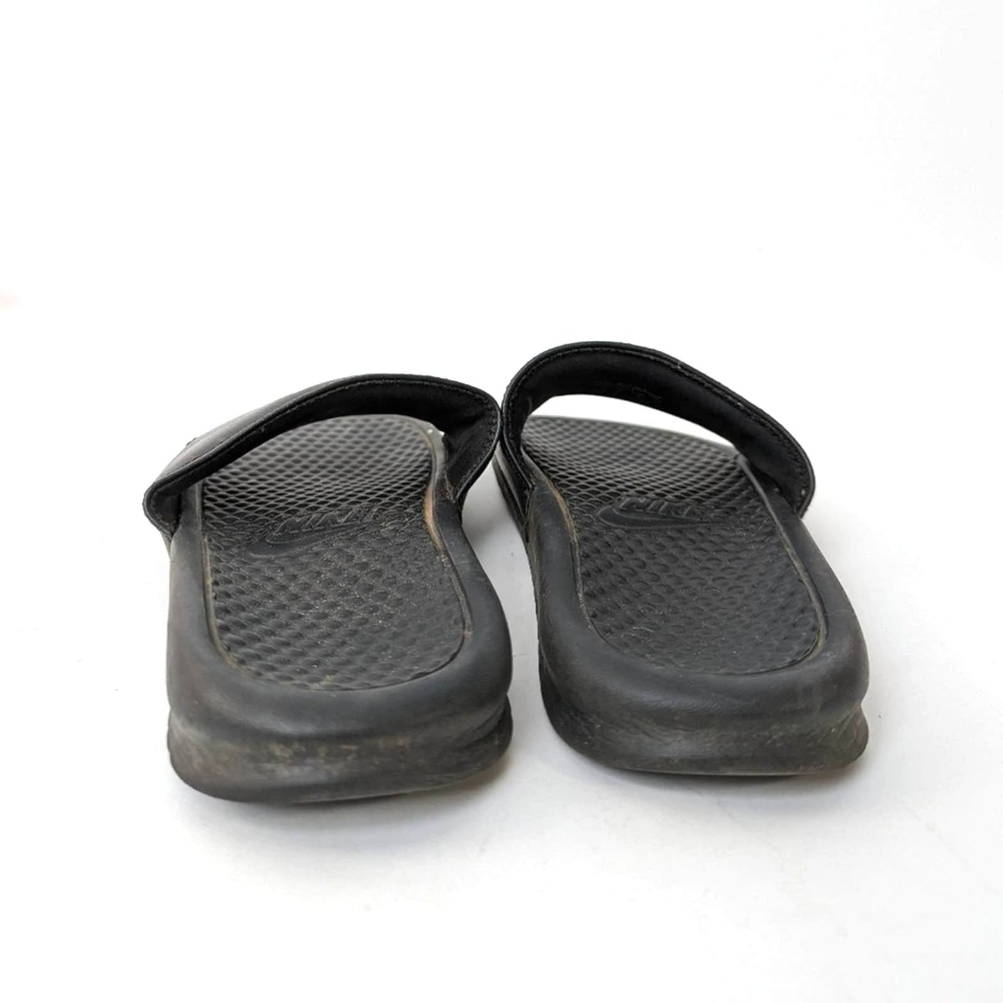 Nike Benassi JDI Rose Gold/Black Flip Flop Slide Sandals - 7