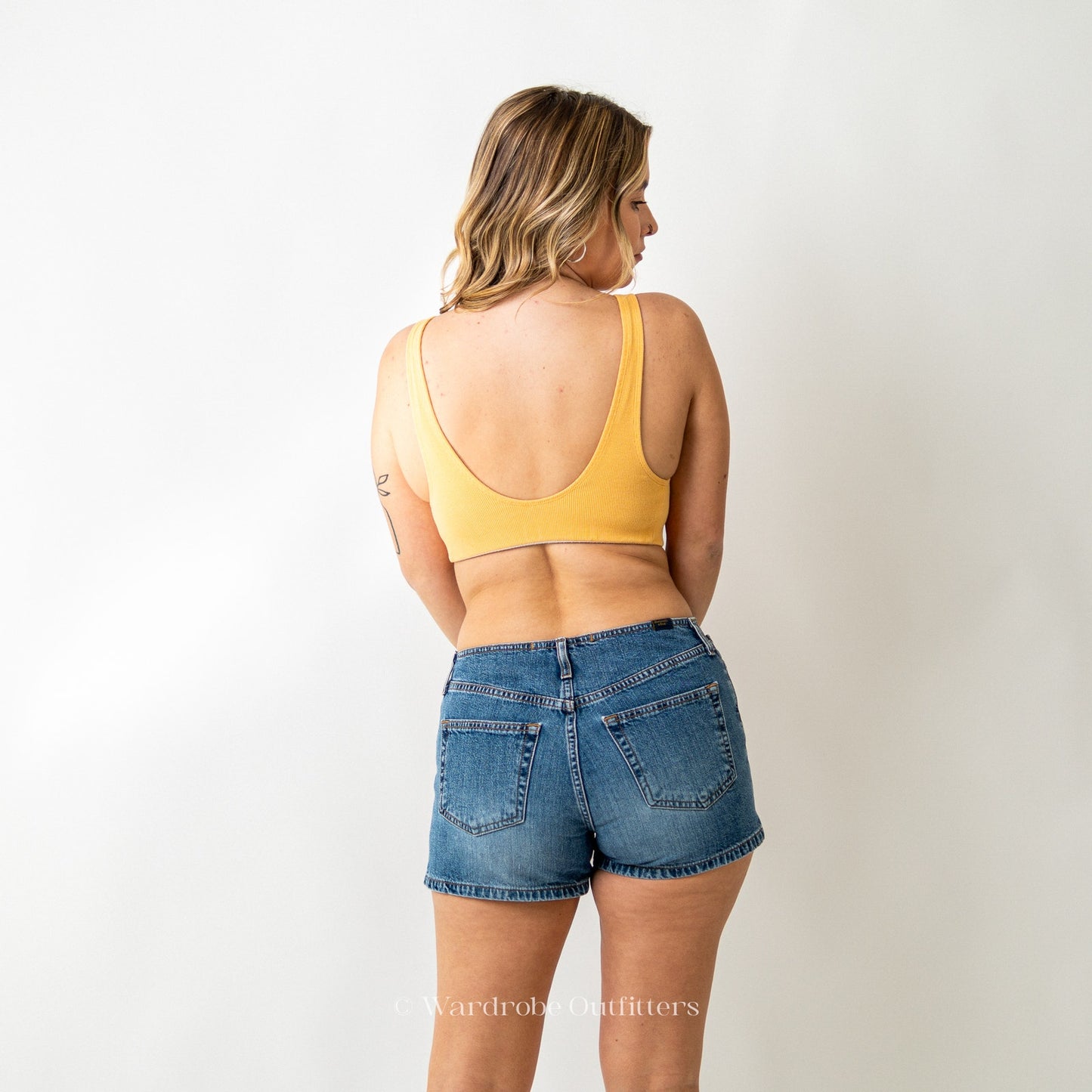 Free People Yellow Sports Bra