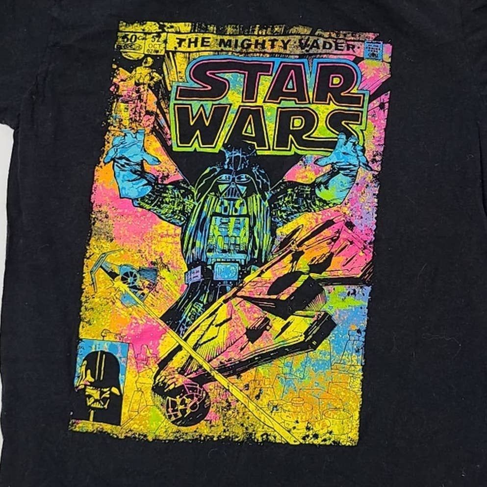 Star Wars Black Short Sleeved Tee Shirt - L