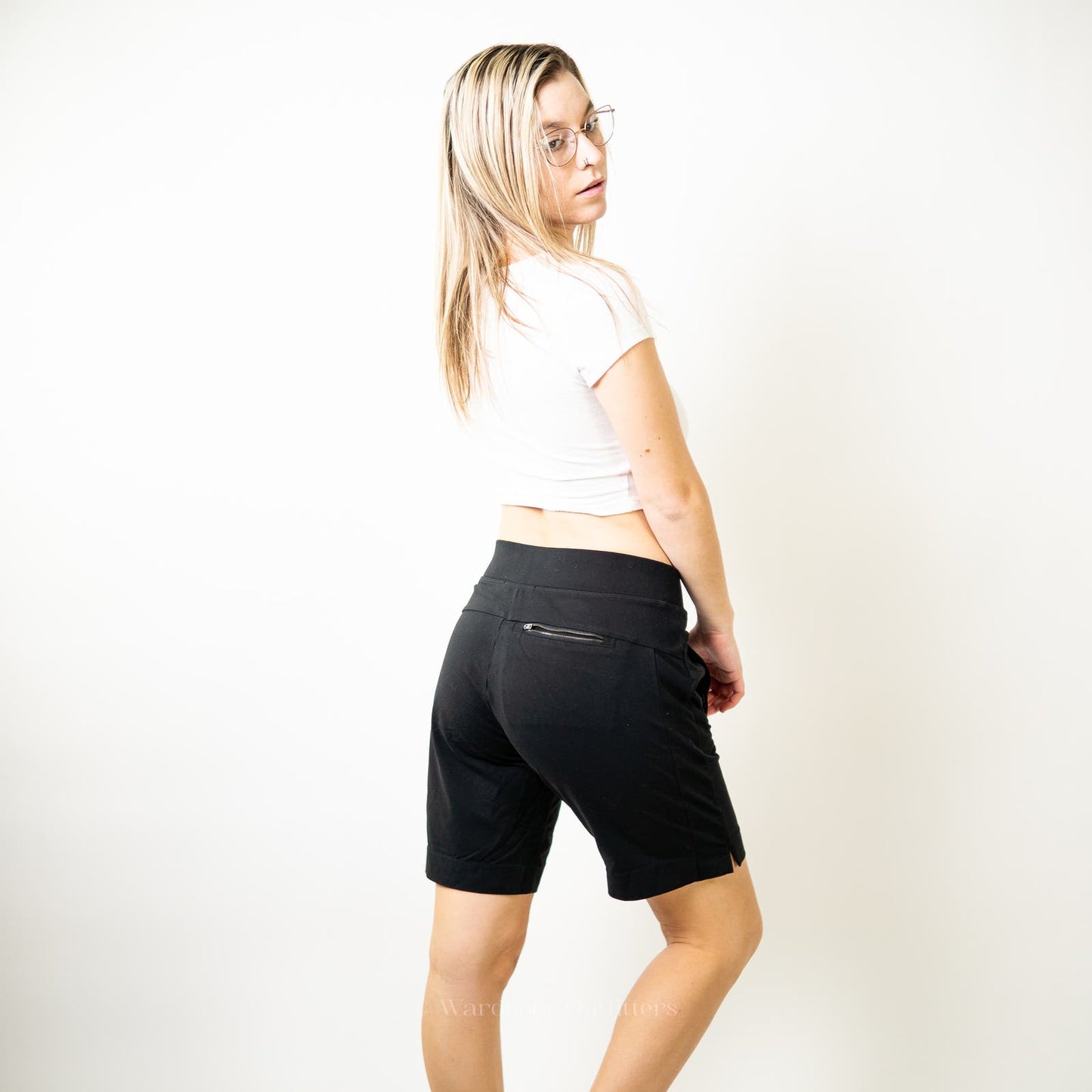 Athleta Black Bike Running Shorts