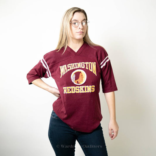 Classic Original Vintage 90s Washington Football Jersey Tee - NFL - Large