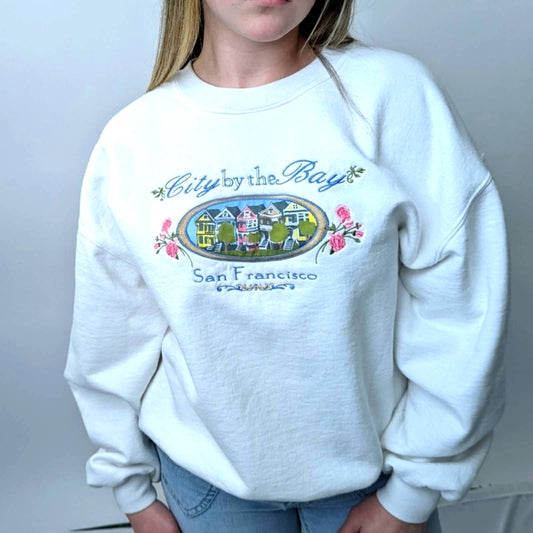 Vintage Classic 90s San Fran "City by the Bay" Sweatshirt - M