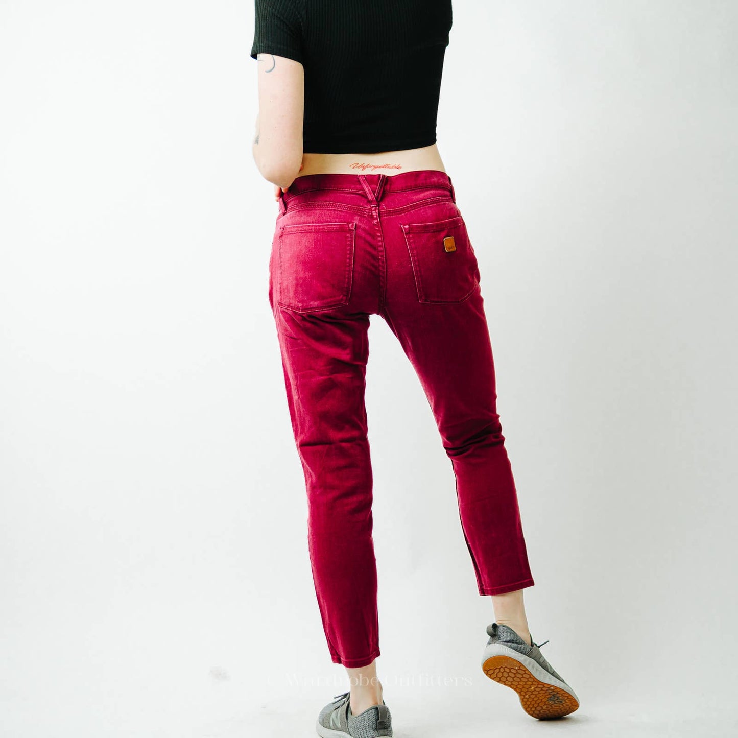 Red Roxy Denim Jeans