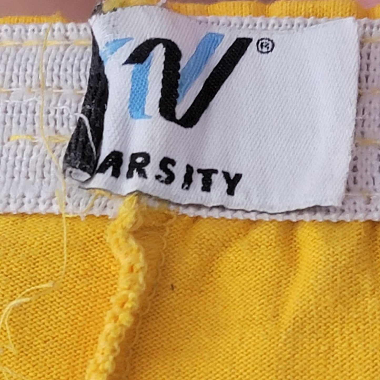 Varsity Yellow Sports Shorts - S