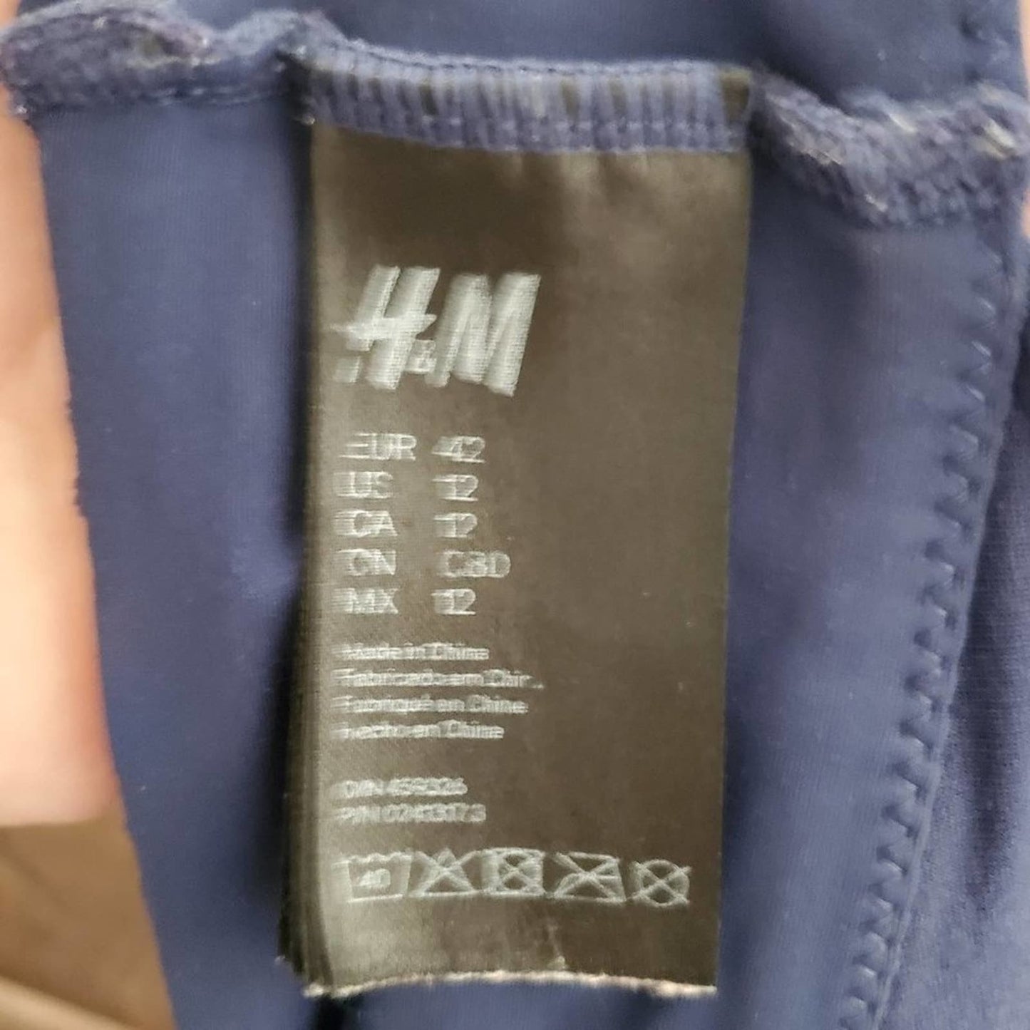 H&M Triangle Halter Bikini Tank Top - L