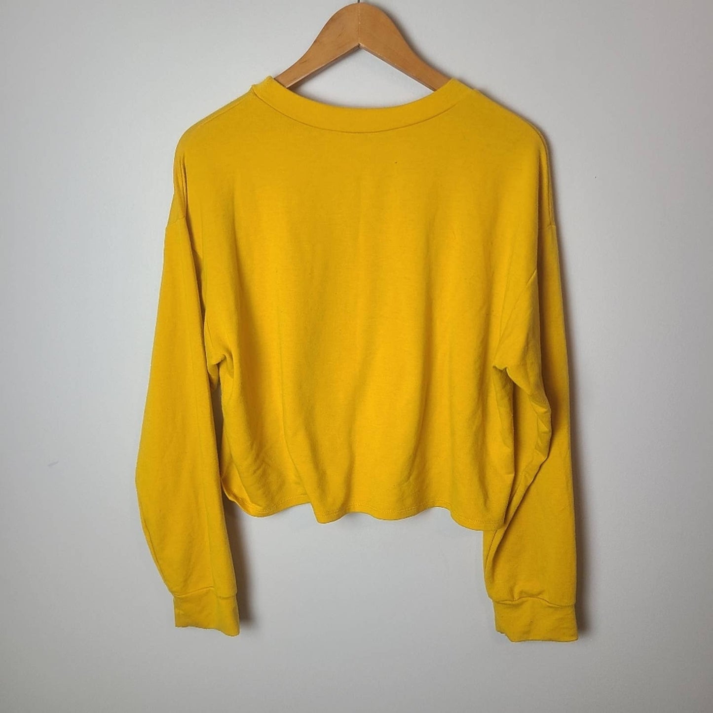 Cropped "Wonderful Life " Sweatshirt - L