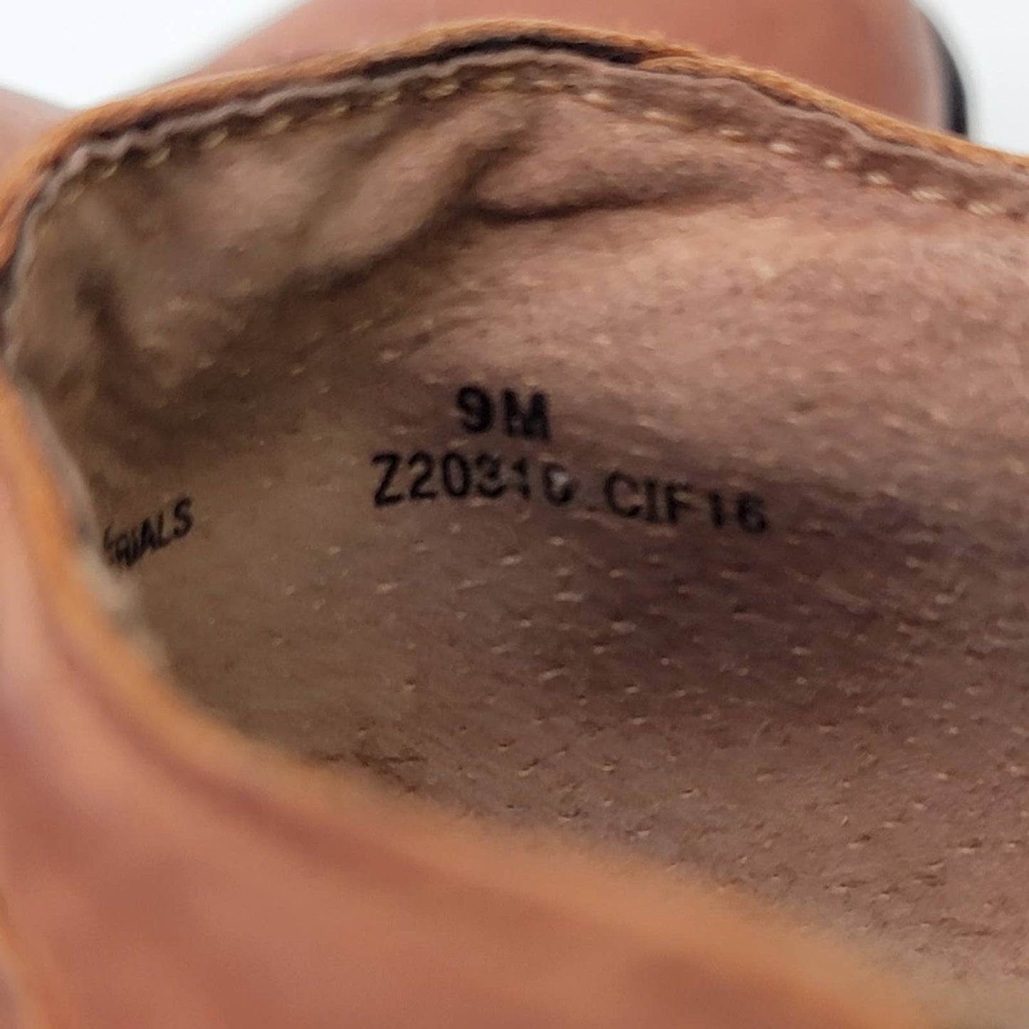 BOC Born Concept Brown Double Zipper Cap Toe Oxford Shoe - 9