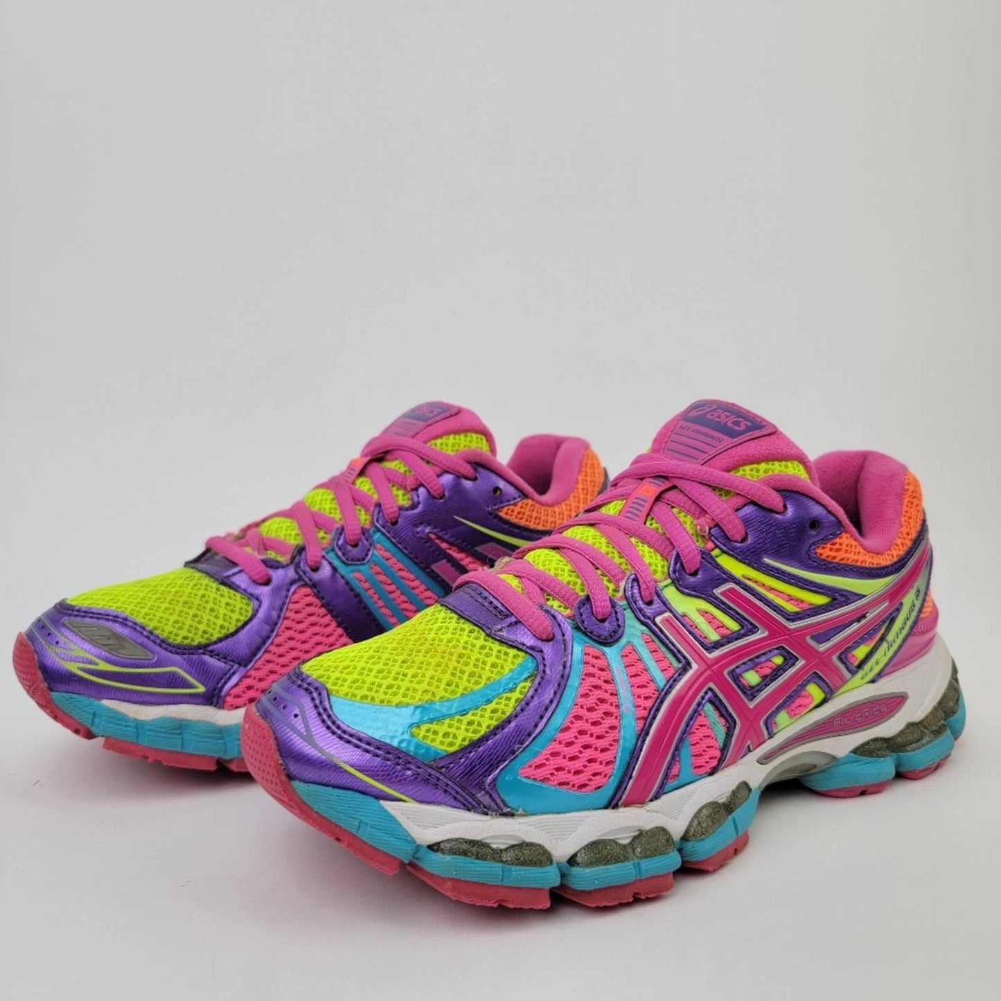 Asics Gel Nimbus 15 Multicolor Athletic Running Shoes - 7