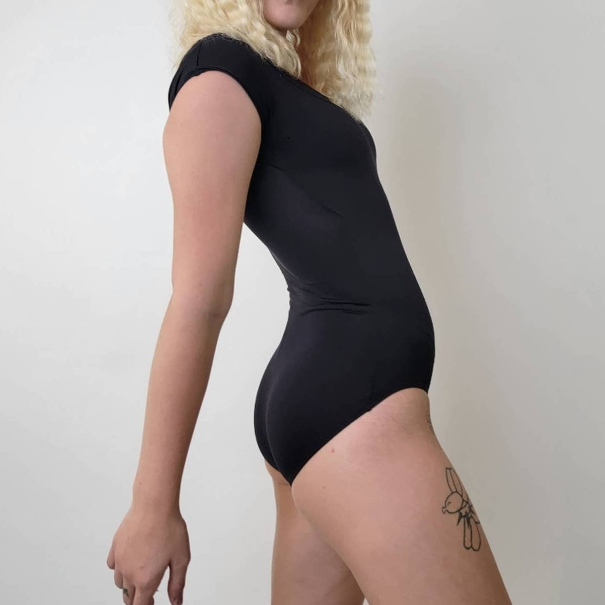 Gaynor Minden Juliet Black Leotard - S