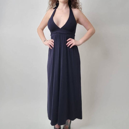 J. Crew Jersey Empire Cut Halter Maxi Dress - 4