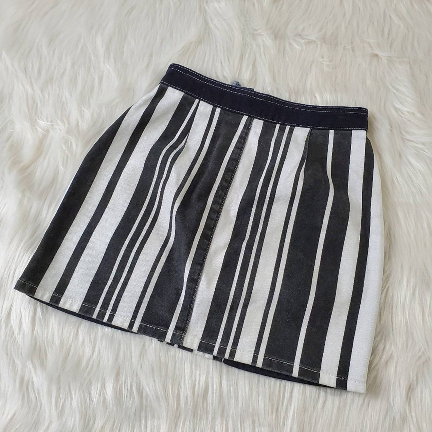 BDG by Urban Outfitters Striped Denim mini Skirt