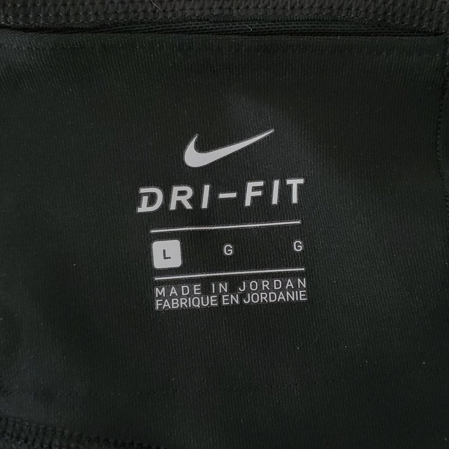 Nike Dri-Fit Cropeed Black Leggings - L