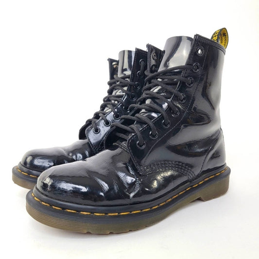 Dr. Martens 1460 Patent Leather Black Boots - 8