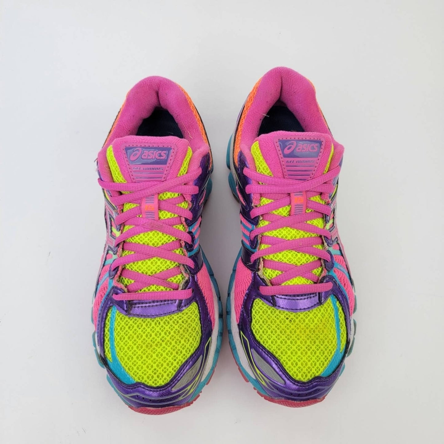 Asics Gel Nimbus 15 Multicolor Athletic Running Shoes - 7