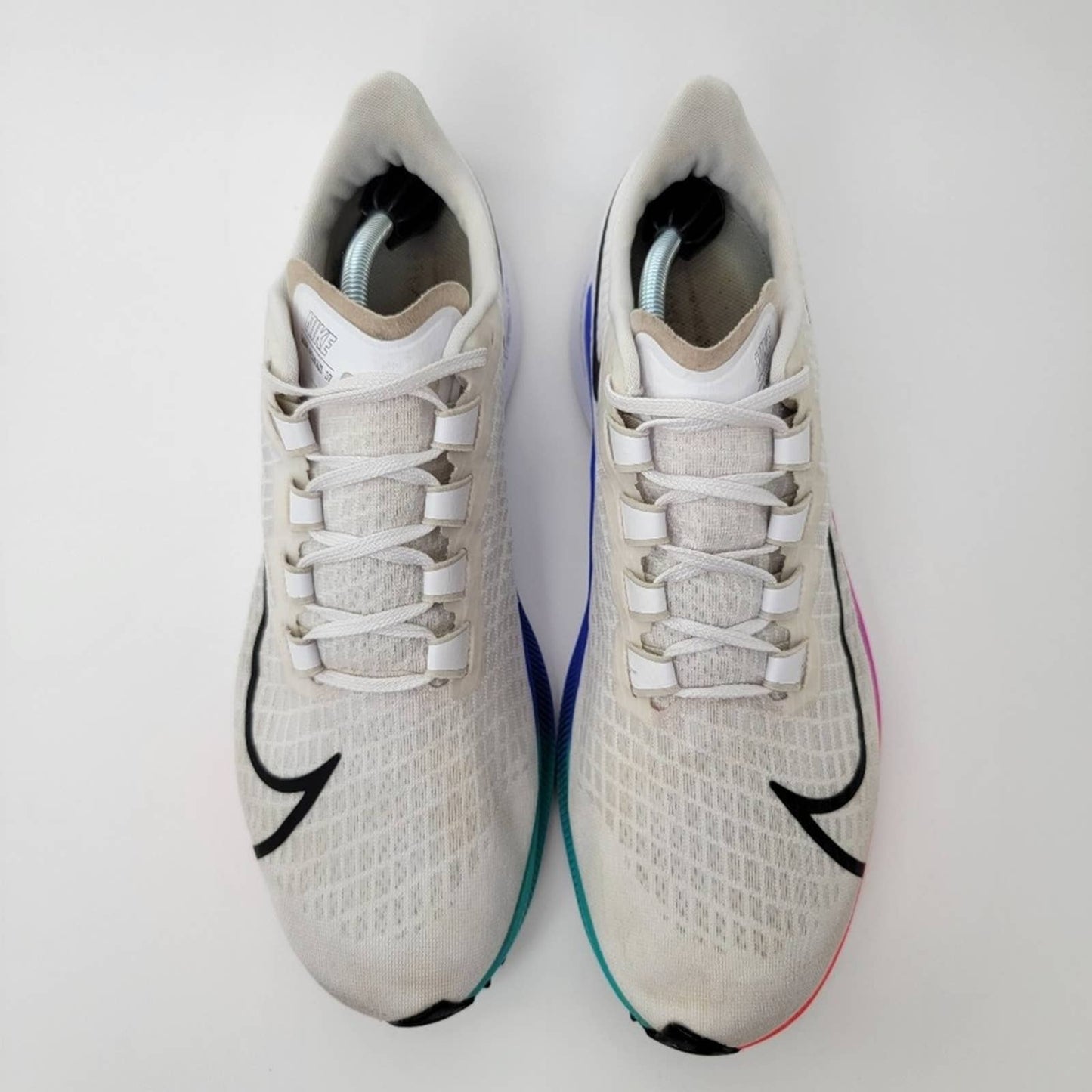 Nike Air Zoom Pegasus 37 'White Multi Flash Crimson' - 13