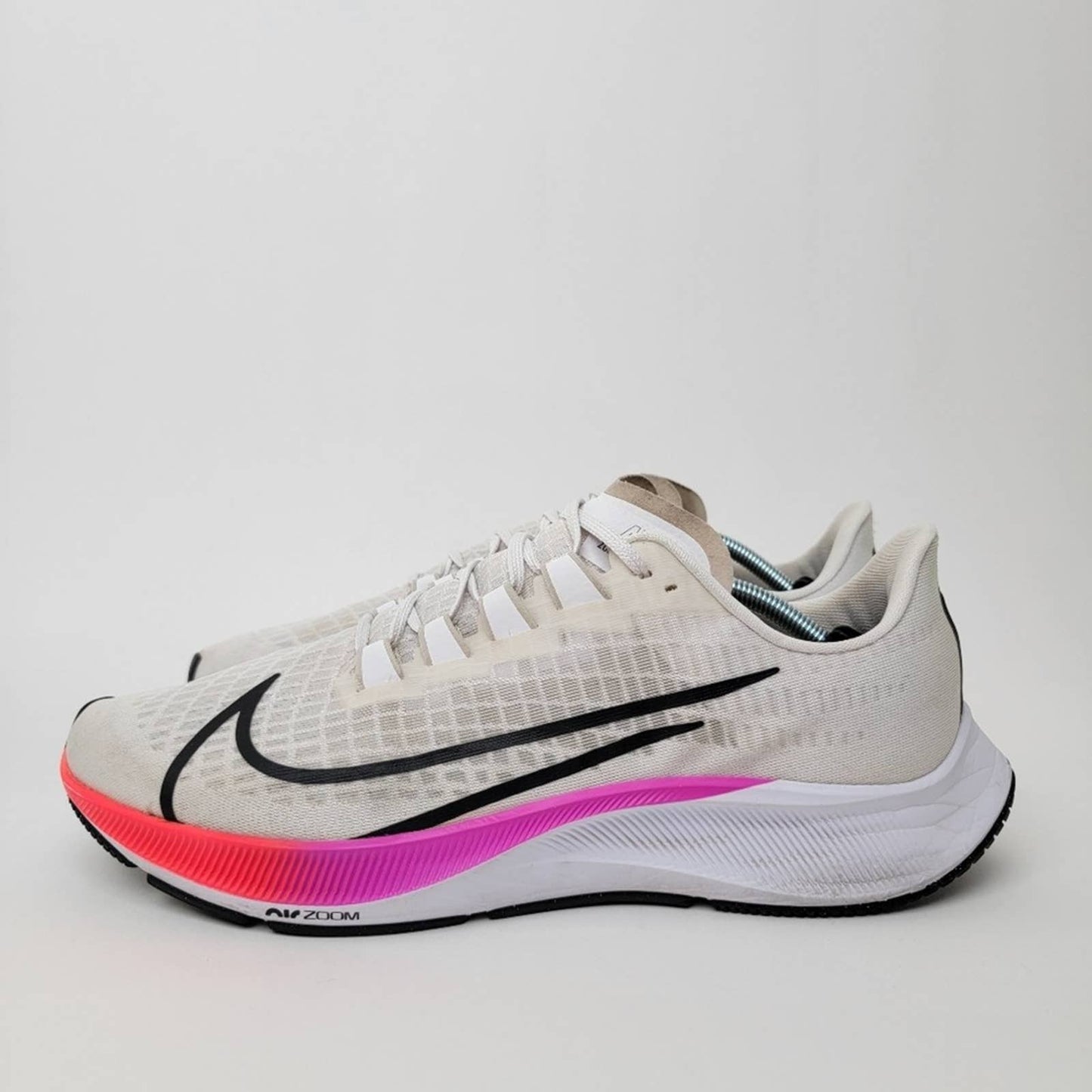 Nike Air Zoom Pegasus 37 'White Multi Flash Crimson' - 13