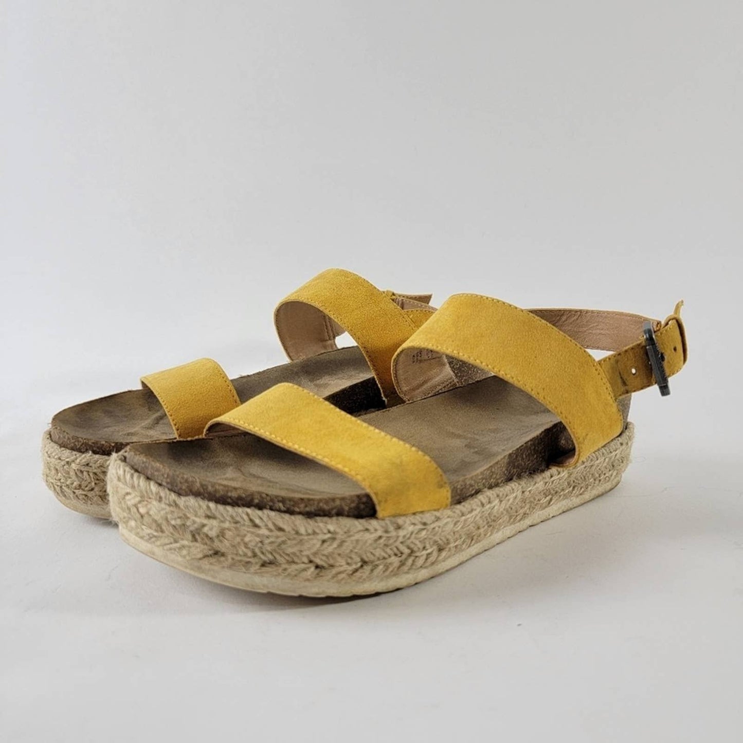 Sun Tan Platform Espadrille Strappy Sandals - 9