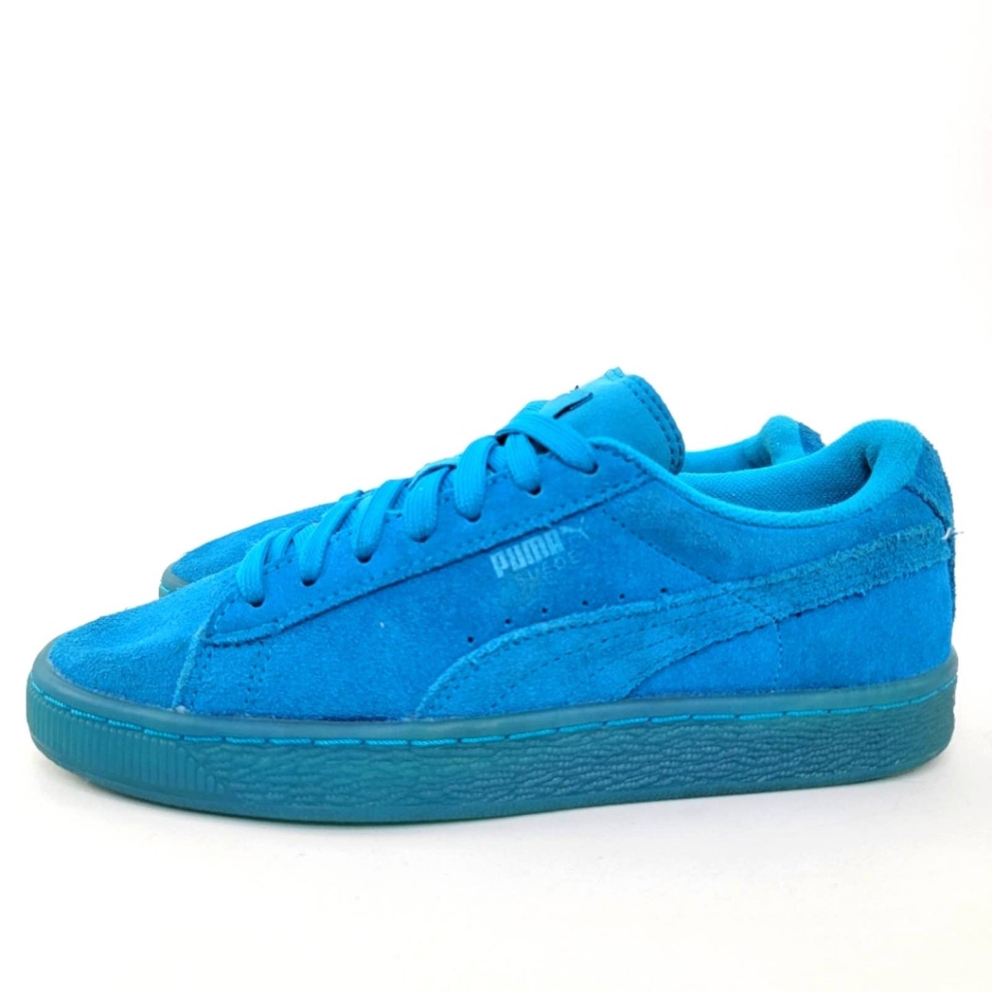 Puma Suede Iced Fluo Jr 'Atomic Blue' - 7