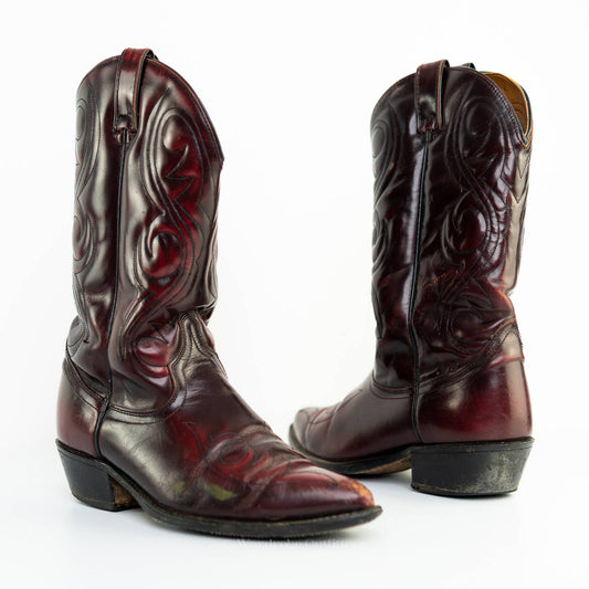 Vintage 70s ACME Thunderbird Cowboy Western Boots - 8