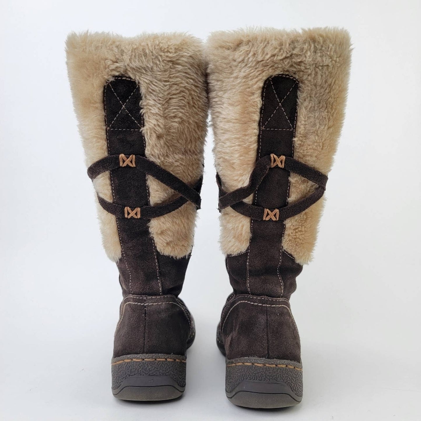 Bass Denver Zip Up Suede Winter Boots - 8.5