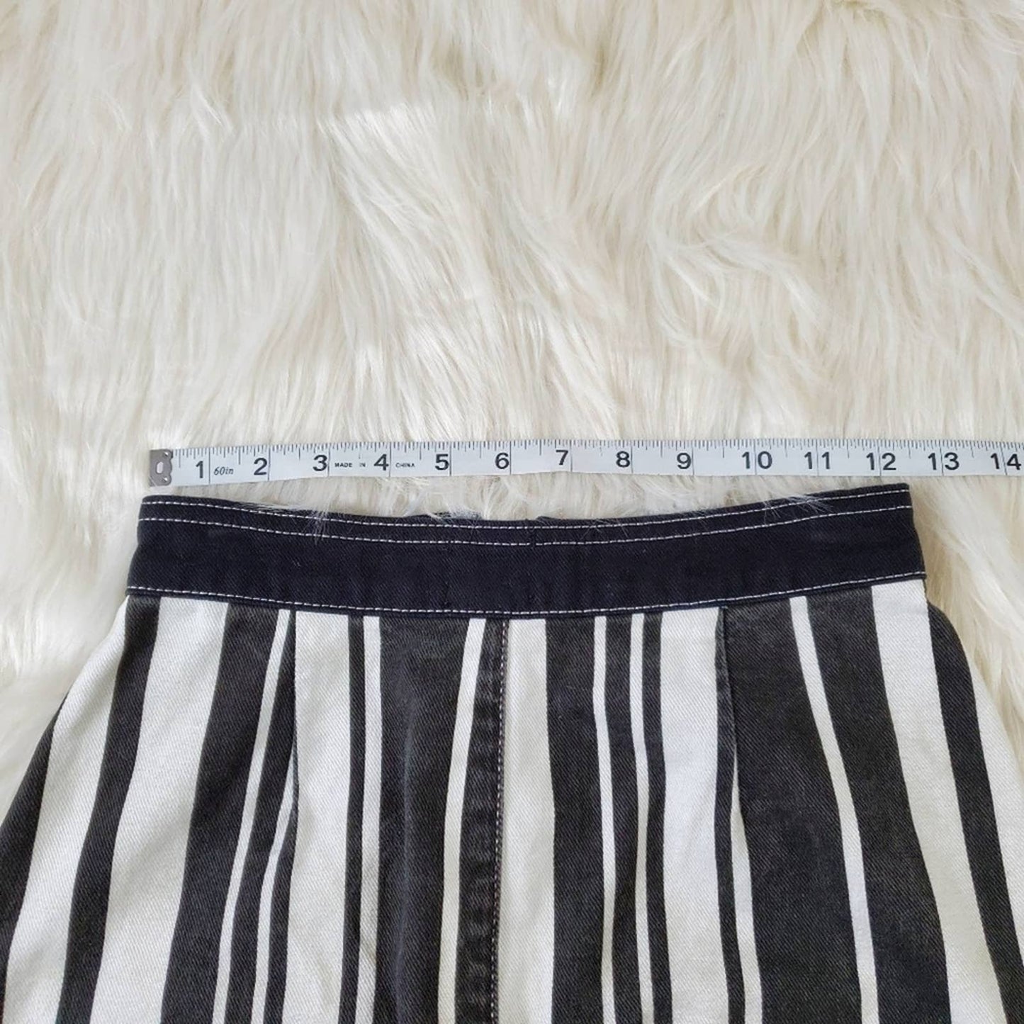 BDG by Urban Outfitters Striped Denim mini Skirt