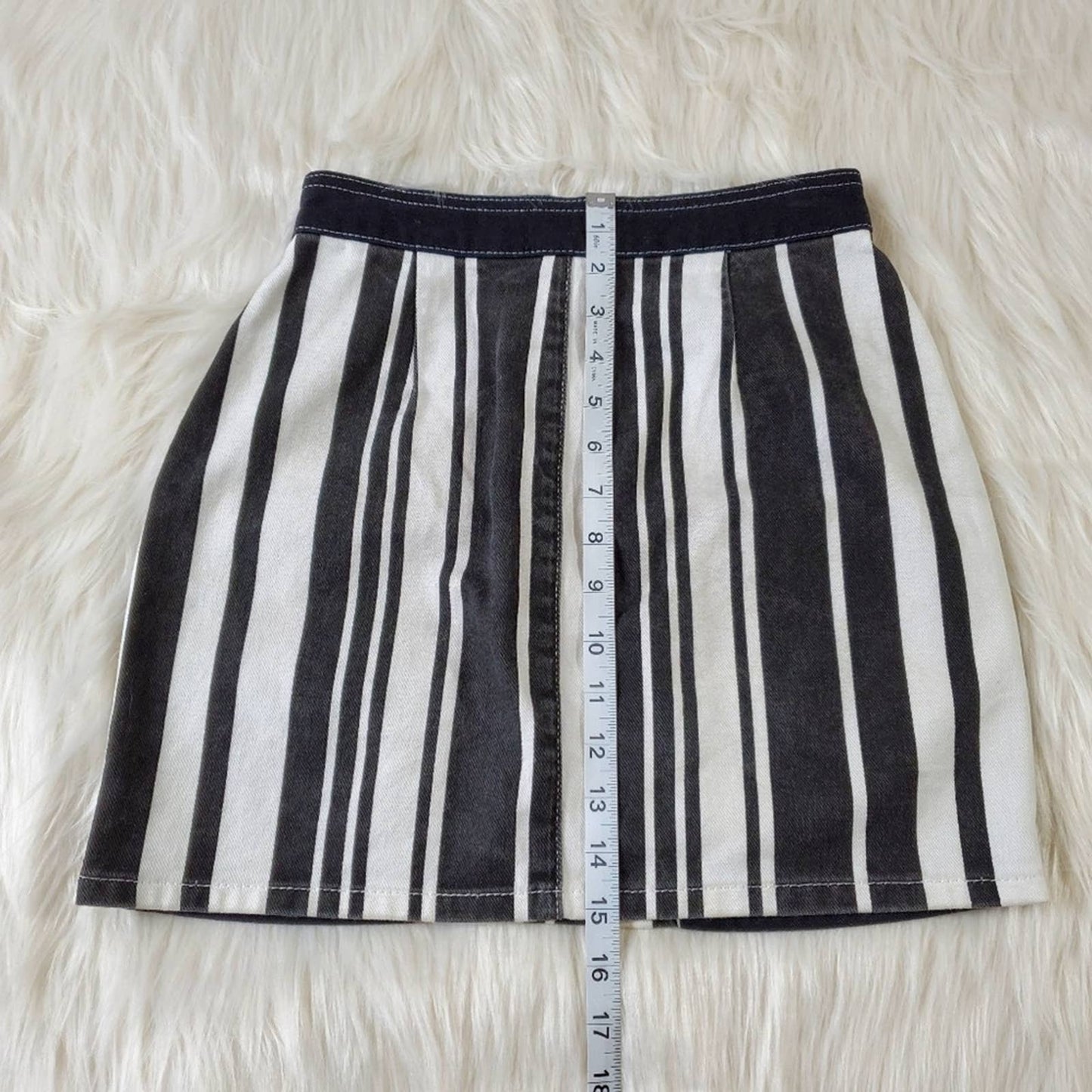 BDG by Urban Outfitters Striped Denim mini Skirt