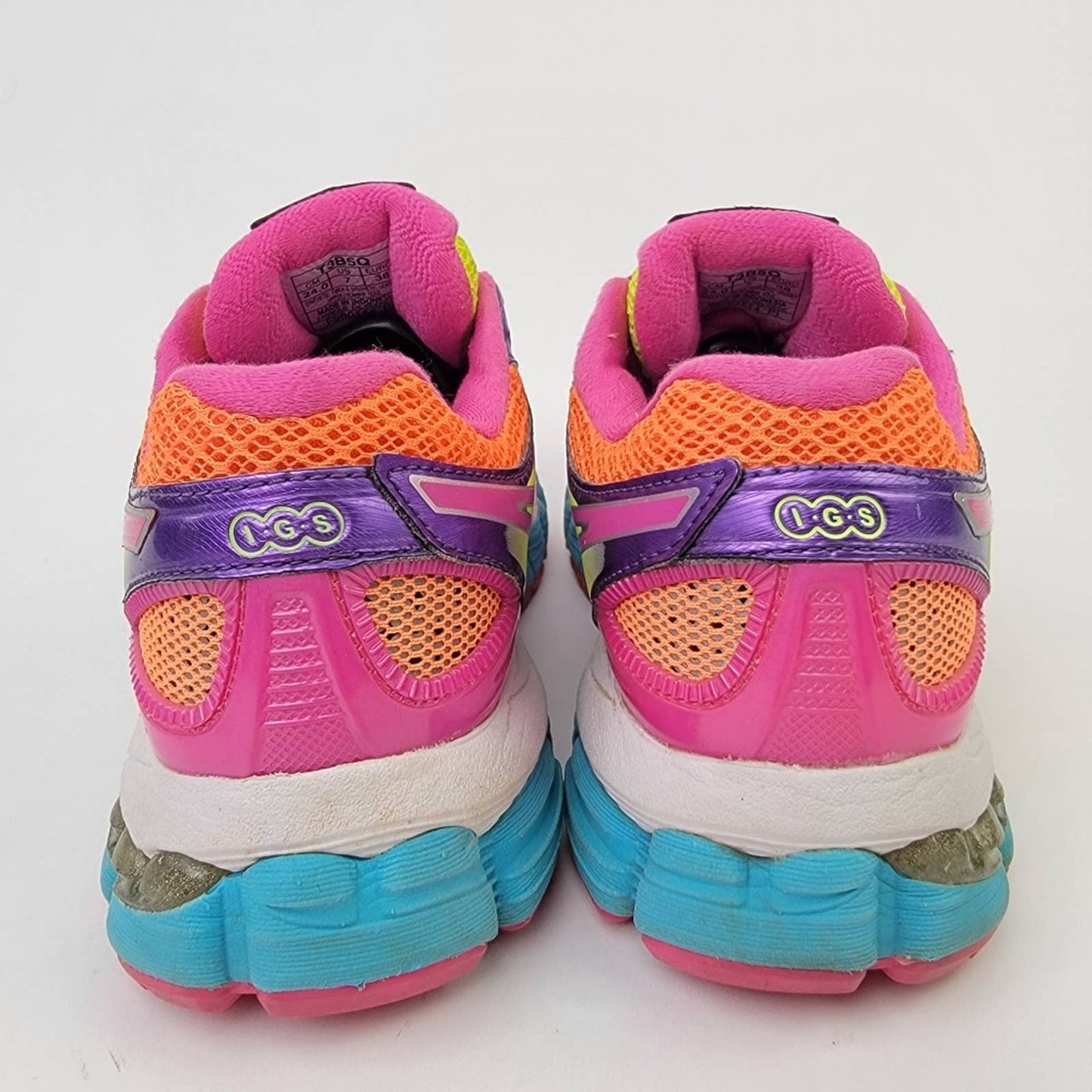 Asics Gel Nimbus 15 Multicolor Athletic Running Shoes - 7