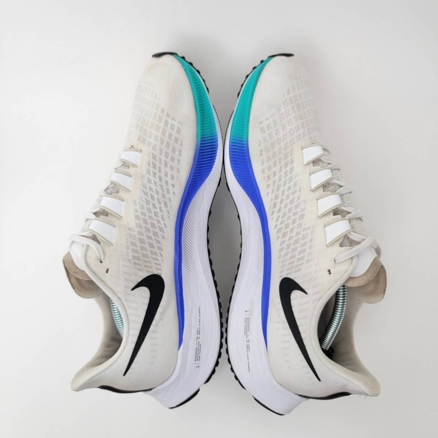 Nike Air Zoom Pegasus 37 'White Multi Flash Crimson' - 13